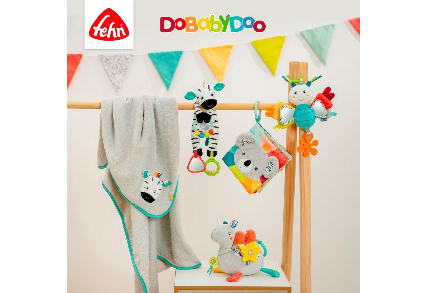 Fehn Baby Gym DoBabyDoo, 3-D-Activity-Decke Koala – Bild 5 von 5