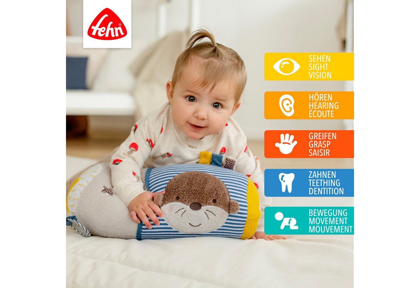Fehn Krabbelrolle Otter Theo – Bild 2 von 5