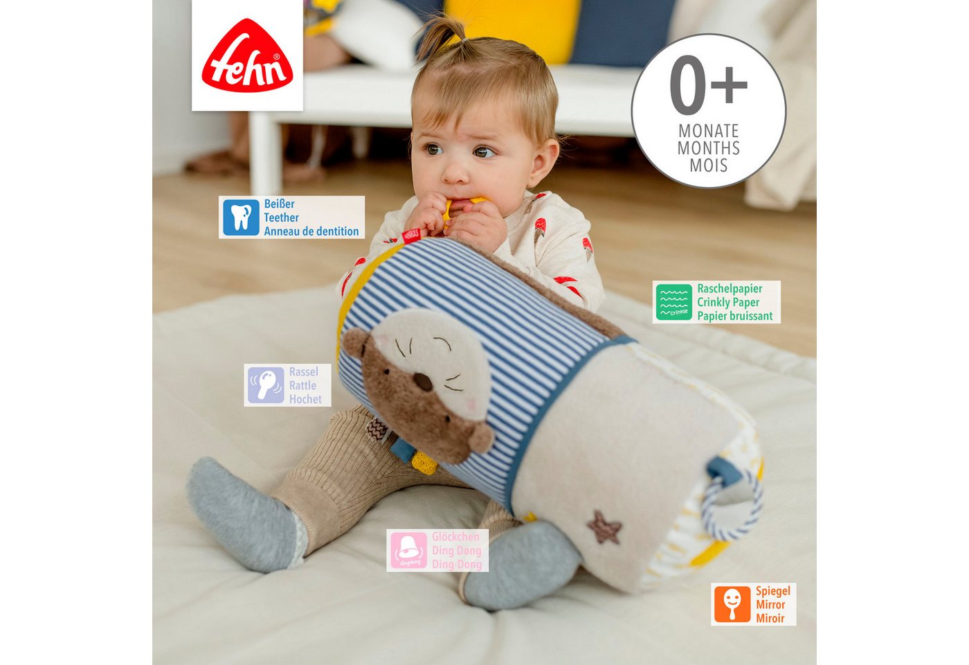 Fehn Krabbelrolle Otter Theo – Bild 3 von 5