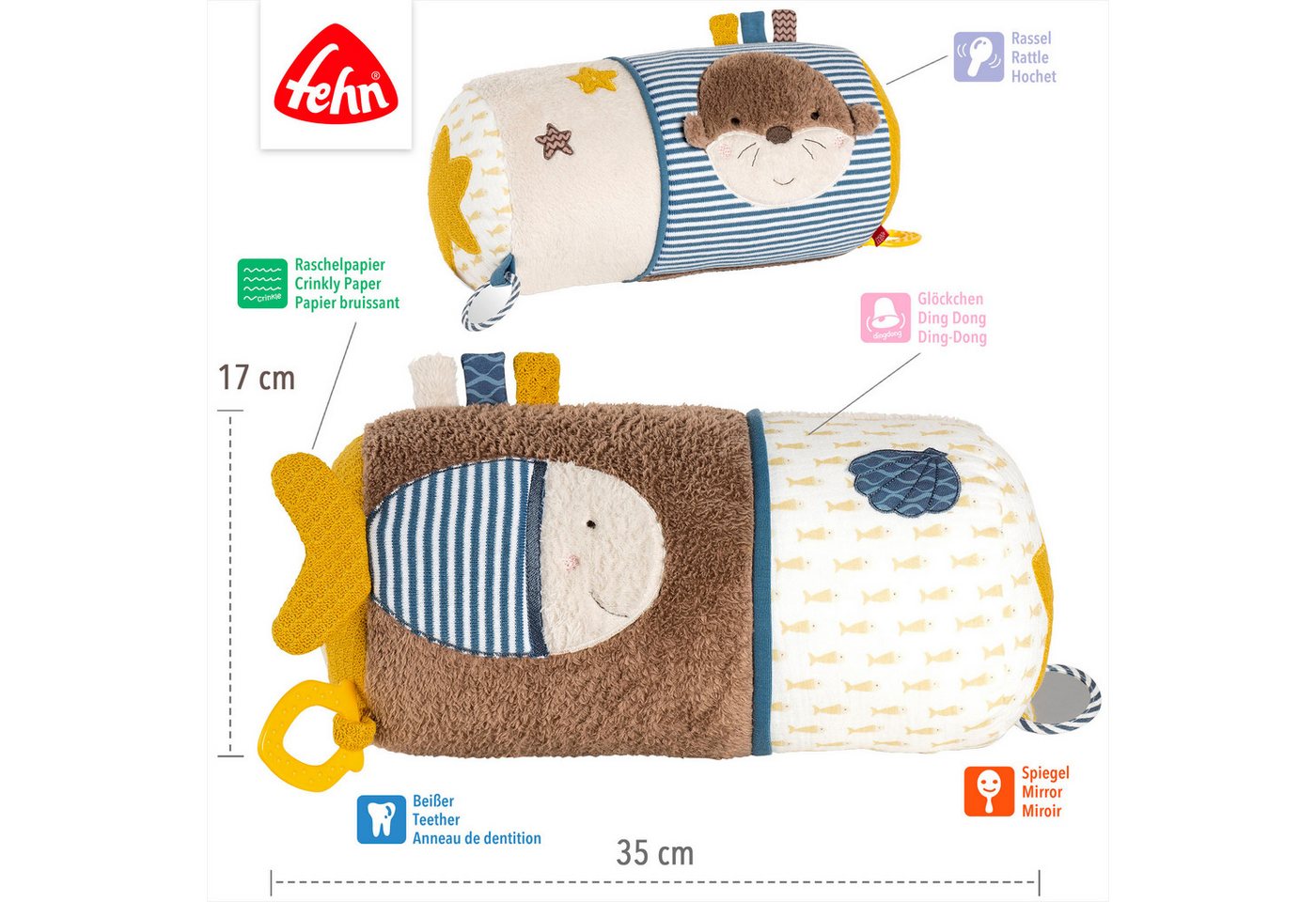 Fehn Krabbelrolle Otter Theo – Bild 5 von 5