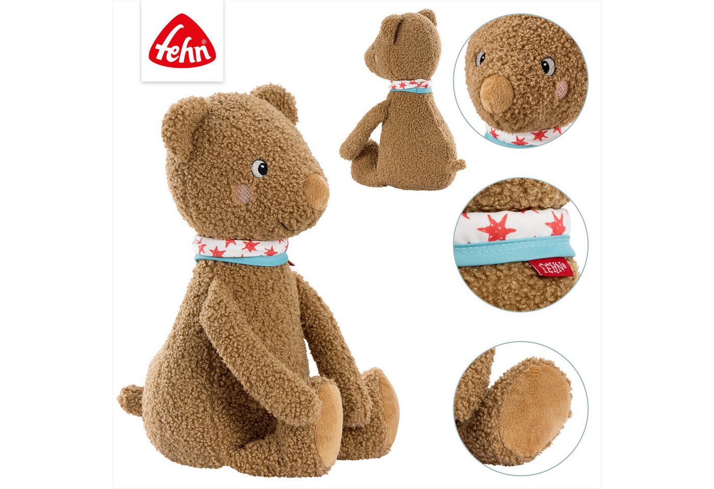 Fehn Kuscheltier FredErik, Bär XL – Bild 3 von 5