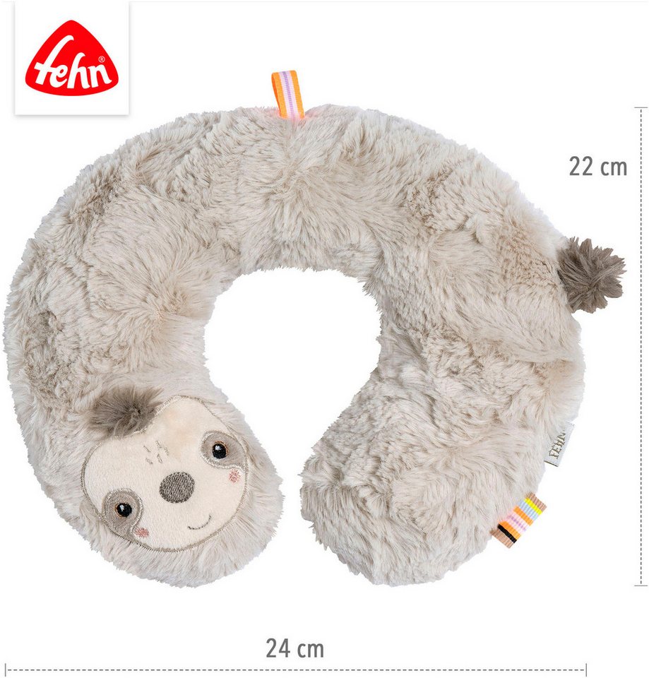 Fehn Nackenkissen Lazy, Crazy & Pink, Faultier – Bild 5 von 5