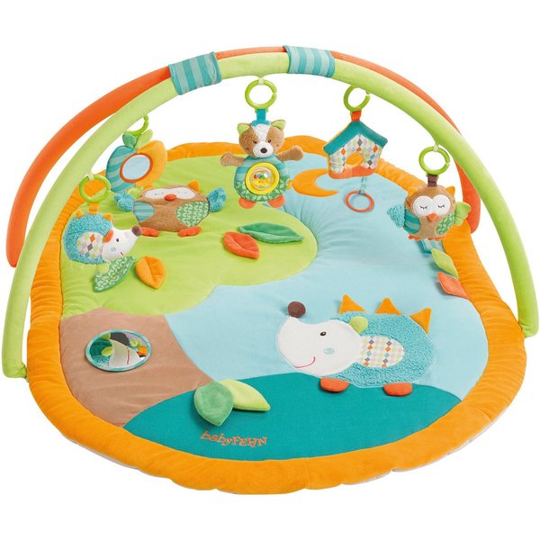 Fehn Spielbogen Sleeping Forest, 3-D-Activity-Decke, mit Krabbeldecke