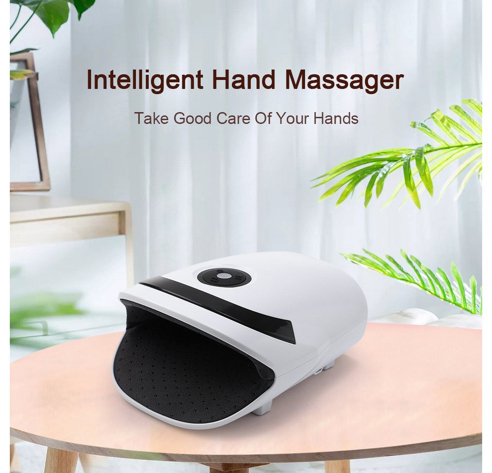 feinlux Massagegerät Elektrisches Handmassagegerät, Packung, thermostatische Graphen-Wärmepackungen, Airbag Squeeze, Akupressurpunkte, 3 Massagemodi, 5 Airbag-M – Bild 2 von 5