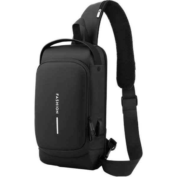 feinlux Schultertasche Schultertasche Brusttasche Sling Schulter Rucksack Rucksäcke Crossbody (Packung, Umhängetasche), für Outdoor Camping Reisen Wandern Radfa