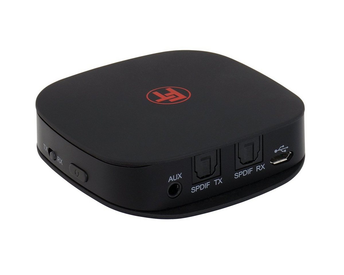 FeinTech ABT00101 Audio Sender & Empfänger Bluetooth Hi-Fi-Adapter zu 3,5-mm-Klinke, Toslink, integrierter Akku, aptX Low Latency – Bild 2 von 5