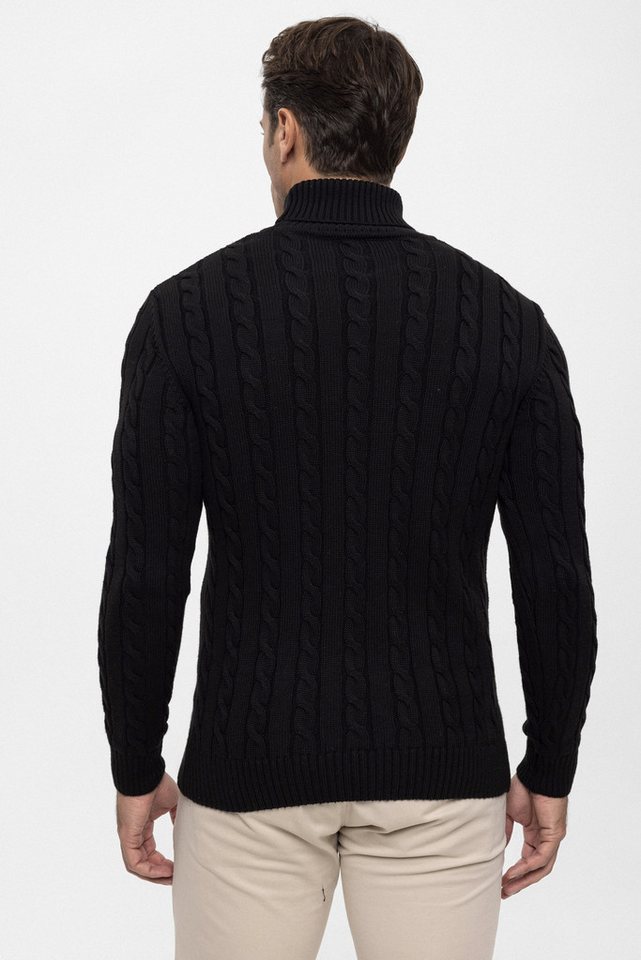 Felix Hardy Rollkragenpullover Rollkragenpullover mit Zopfmuster – Bild 3 von 3