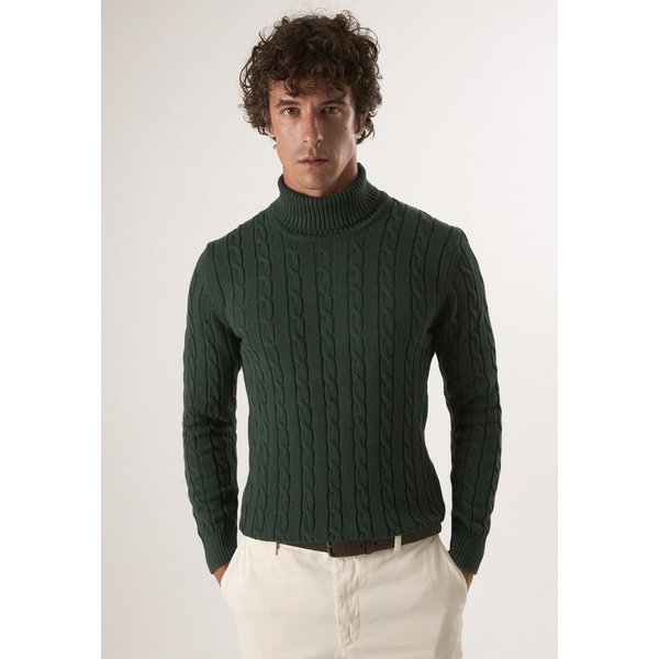 Felix Hardy Rollkragenpullover Rollkragenpullover mit Zopfmuster
