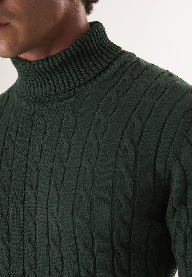 Felix Hardy Rollkragenpullover Rollkragenpullover mit Zopfmuster – Bild 3 von 4