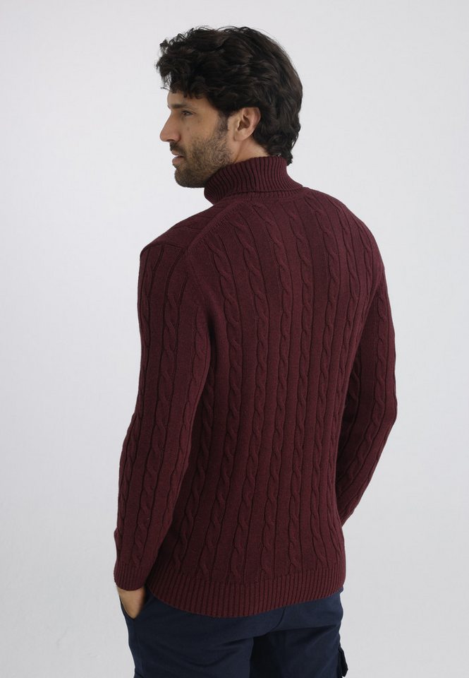 Felix Hardy Rollkragenpullover Rollkragenpullover mit Zopfmuster – Bild 3 von 3