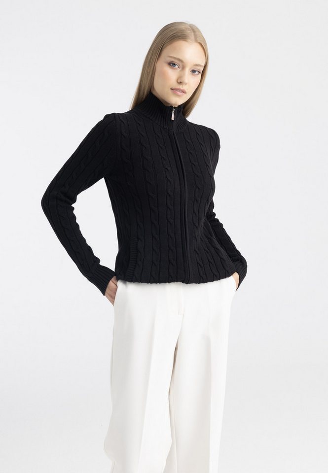 Felix Hardy Strickjacke Strickjacke mit Zopfmuster – Bild 2 von 5