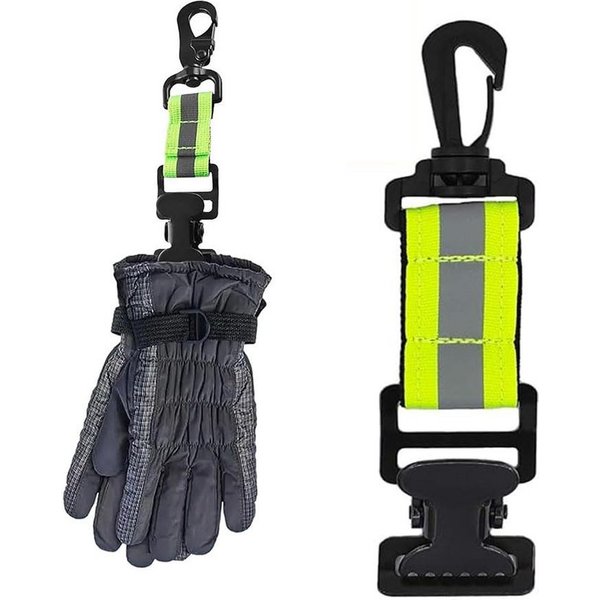 FELIXLEO Arbeitshandschuhe Feuerwehr Handschuhhalter, Reflektierende Streifen Handschuh Clip (1-St)