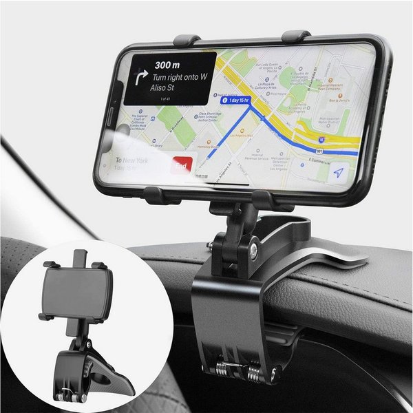 FELIXLEO Auto Handyhalter 360° Drehbar Dashboard Clip 4-7 Zoll Smartphones Smartphone-Controller (1 St)