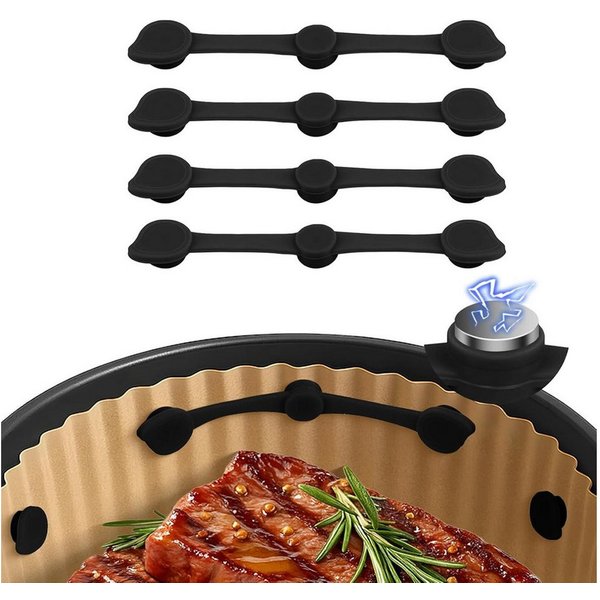 FELIXLEO Backpapier Silikon Magnete Airfryer Backpapier Set Hitzebeständig