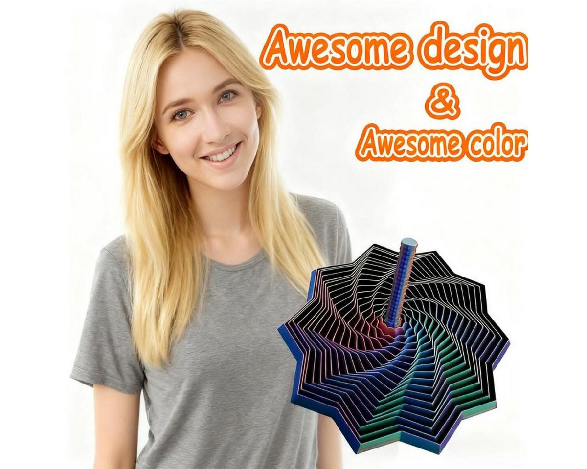 FELIXLEO Badaccessoire-Set Sensorischer Fidget Stern 3D Druck Stressabbau, 1 tlg. – Bild 3 von 3