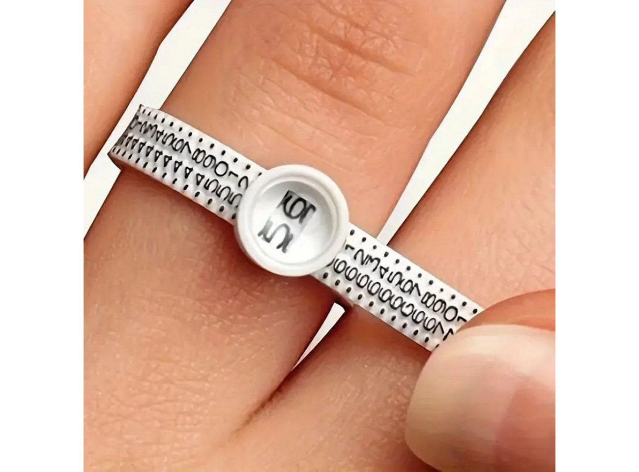 FELIXLEO Fingerring Ringmaßband, Ringgrößenmesser Ringgröße messen Ringgröße – Bild 4 von 5