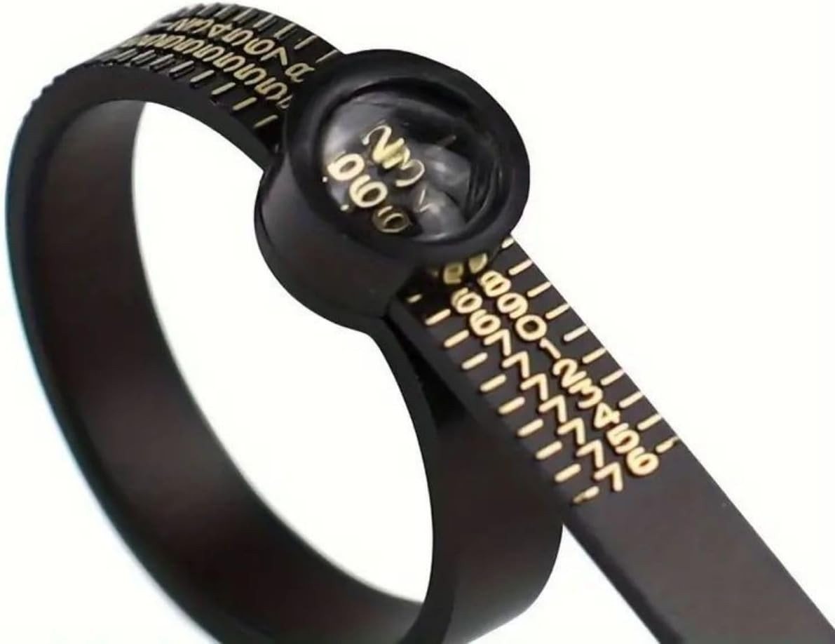 FELIXLEO Fingerring Ringmaßband, Ringgrößenmesser Ringgröße messen Ringgröße – Bild 5 von 5