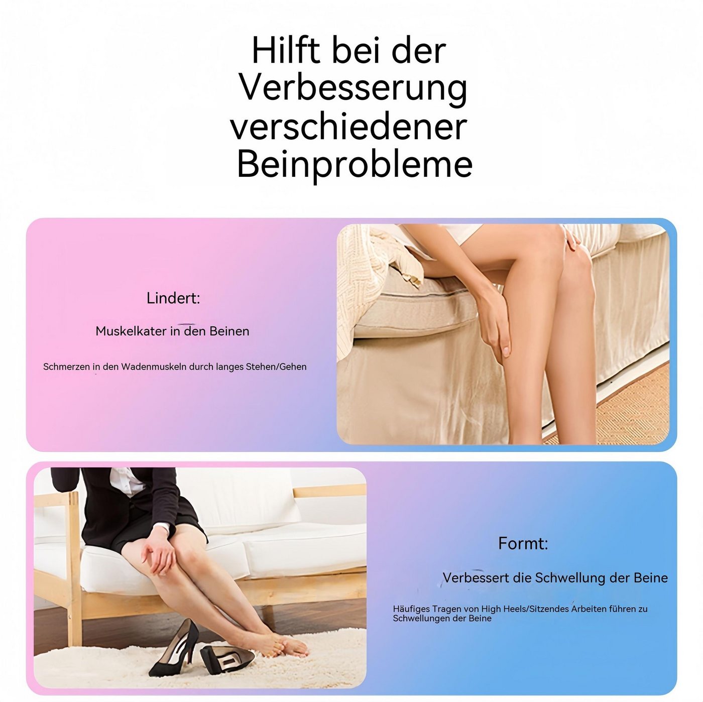 FELIXLEO Fußmassagegerät Fußmassagegerät 3D, 6 Modi, 15 Intensitätsstufen, für Füße und Beine, 1-tlg. – Bild 5 von 5