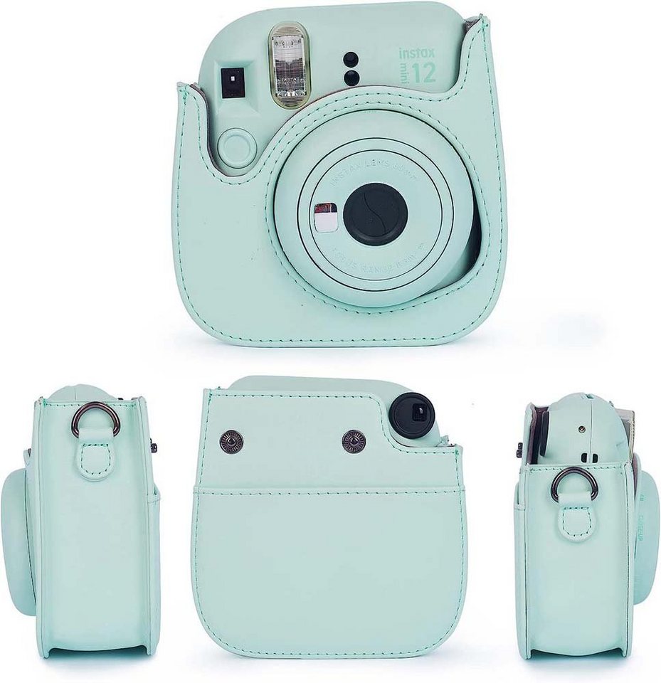 FELIXLEO Kameratasche Tragetasche Mini12 Tasche, Mint-Green für INSTAX Mini 12 (1-tlg) – Bild 3 von 4