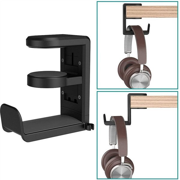 FELIXLEO Kopfhörerständer Gaming Headset Kopfhörer Haken Halter Kopfhörerständer bis 1,65 Zoll, (1-tlg)