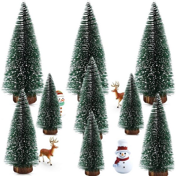 FELIXLEO Künstlicher Weihnachtsbaum Mini Weihnachtsbaum - Grüne Tannenbäume In 10/15/20 cm