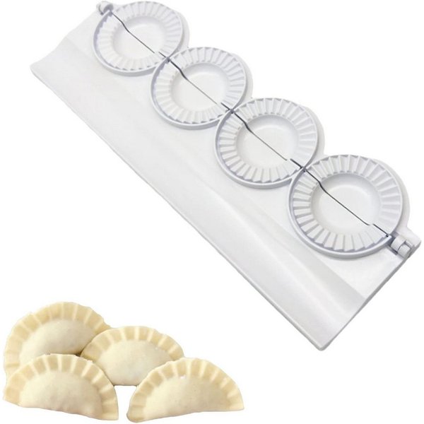 FELIXLEO Nudelmaschine 2er Dumpling Maker Ravioli Former Teigtaschenform Kunststoff