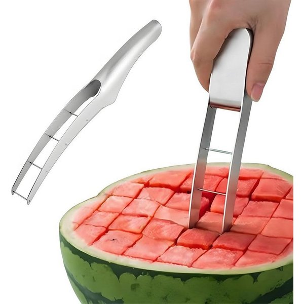 FELIXLEO Obstschneider Wassermelonen Schneider Edelstahl Melonen Messer Obstschneider, (1-tlg)