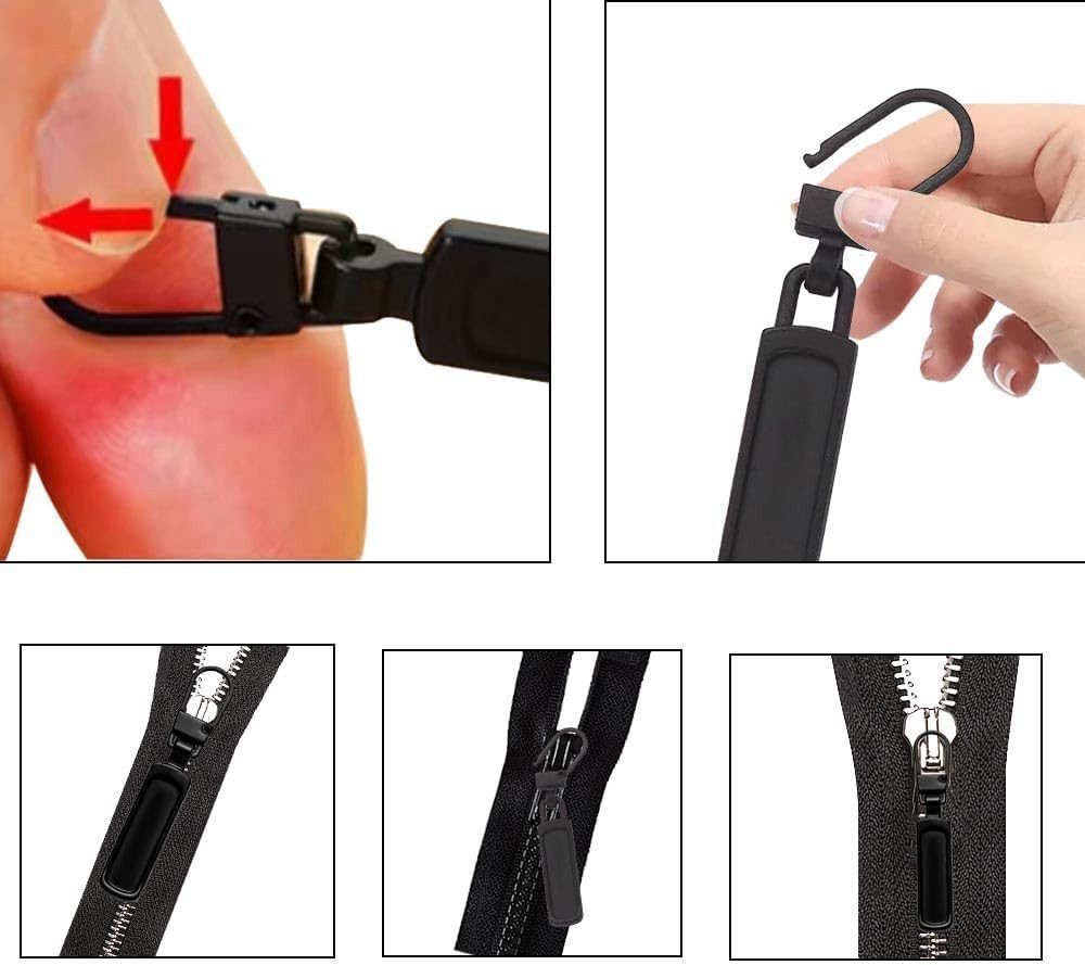 FELIXLEO Reißverschluss Reißverschluss Zipper, Ersatzteile Reißverschluss Zipper – Bild 4 von 5
