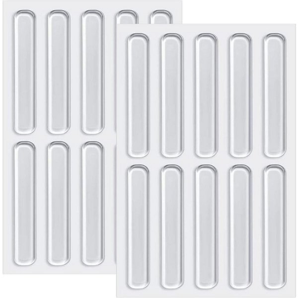 FELIXLEO Reparatur-Set Möbel Stoßstangen Silikon Transparent Selbstklebend, 20-St.