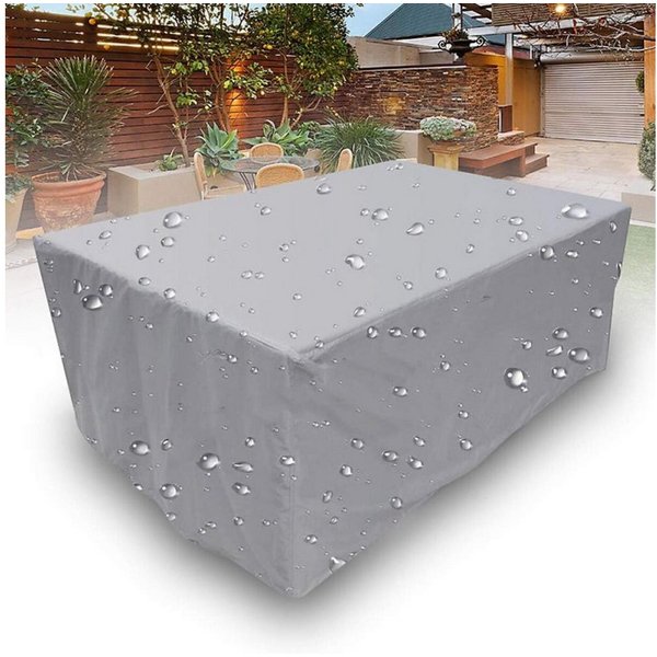 FELIXLEO Schutzhüllen-Sandsäcke Abdeckung Gartenmöbel Wasserdicht Schneeschutz Oxford 210D Grau, (1-tlg)