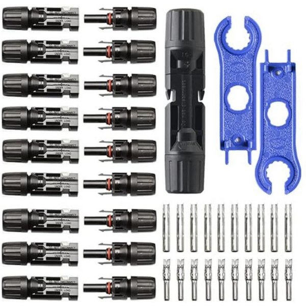 FELIXLEO Solarmodul Solarstecker 10 Paar IP67 Wasserdicht Männlich Weiblich 4 6mm² Kabel, (1-St)