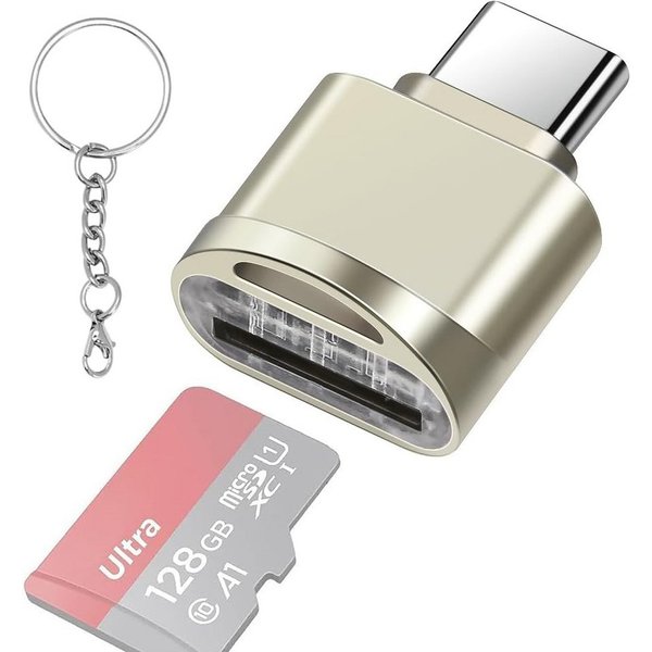FELIXLEO Speicherkartenleser 3 Stück Kartenleser, TF SD Kartenleser, USB C auf Micro SD/TF