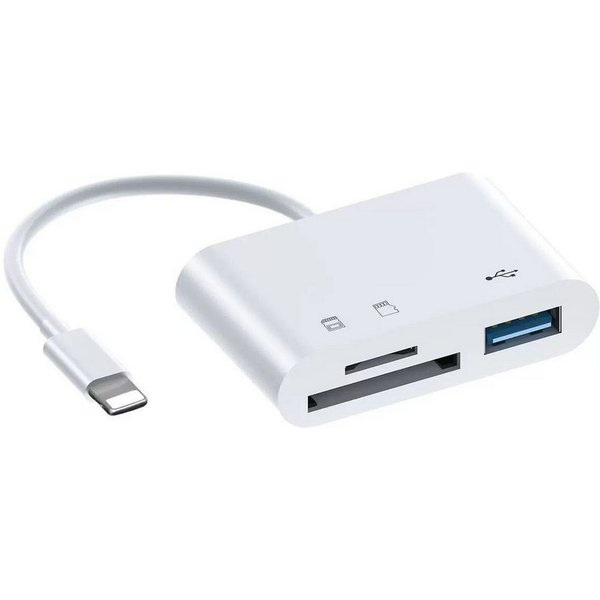 FELIXLEO Speicherkartenleser Speicherkartenleser SD Kartenleser iPhone Lightning SD Lesegerät