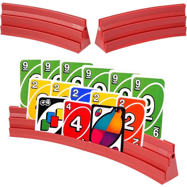 FELIXLEO Spieluhr 4 Stück Kartenhalter Spielkarten Stapelbar Magnetisch Poker, (1-tlg)