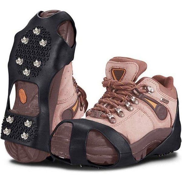 FELIXLEO Spikes Schuhspikes, Schuhkrallen, Steigeisen aus kältebeständigem Material (2-tlg)