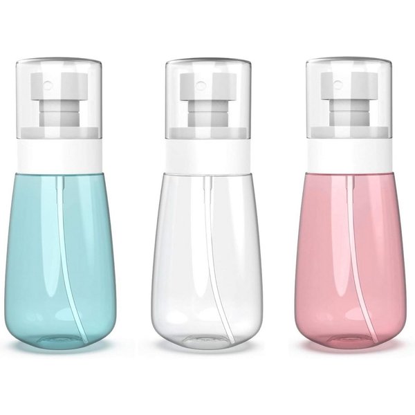 FELIXLEO Sprühflasche 3x 60ml Klein Spruehflasche Reiseflaschen Leer Spray Bottle Set, (1-tlg)