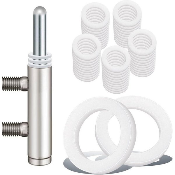 FELIXLEO Unterlegscheibe Fitschenringe Kunststoff 1mm 2mm Türscharnier Unterlage, 100-St.