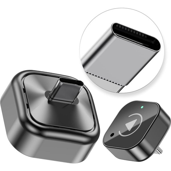 FELIXLEO Wireless CarPlay Android Auto Adapter 2 in 1 Dongle WiFi 6 BT Wireless Lautsprecher