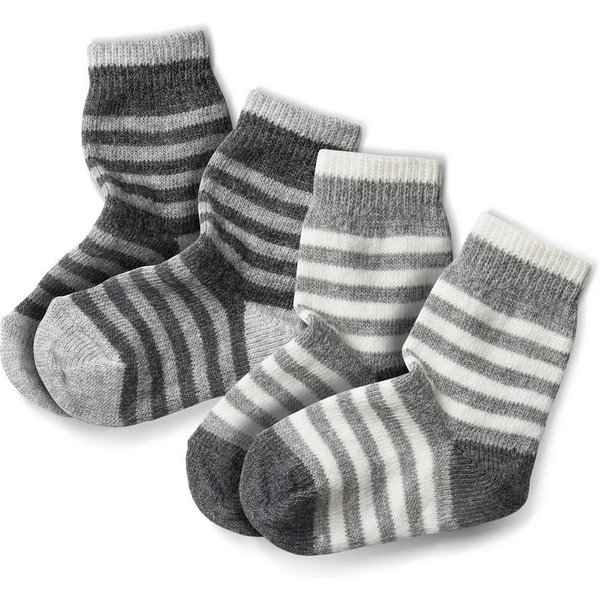 Fellhof Freizeitsocken Alpaka-Socken gestreift 2er Pack Kinder (1 Doppelpack, 1-Paar, 1 Doppelpack) hoher Alpaka-Wollanteil