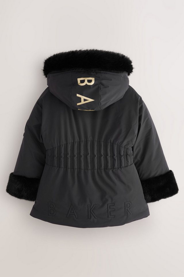 Baker by Ted Baker Fellimitatmantel Baker by Ted Baker Steppmantel mit Kunstfell (1-tlg) – Bild 2 von 5