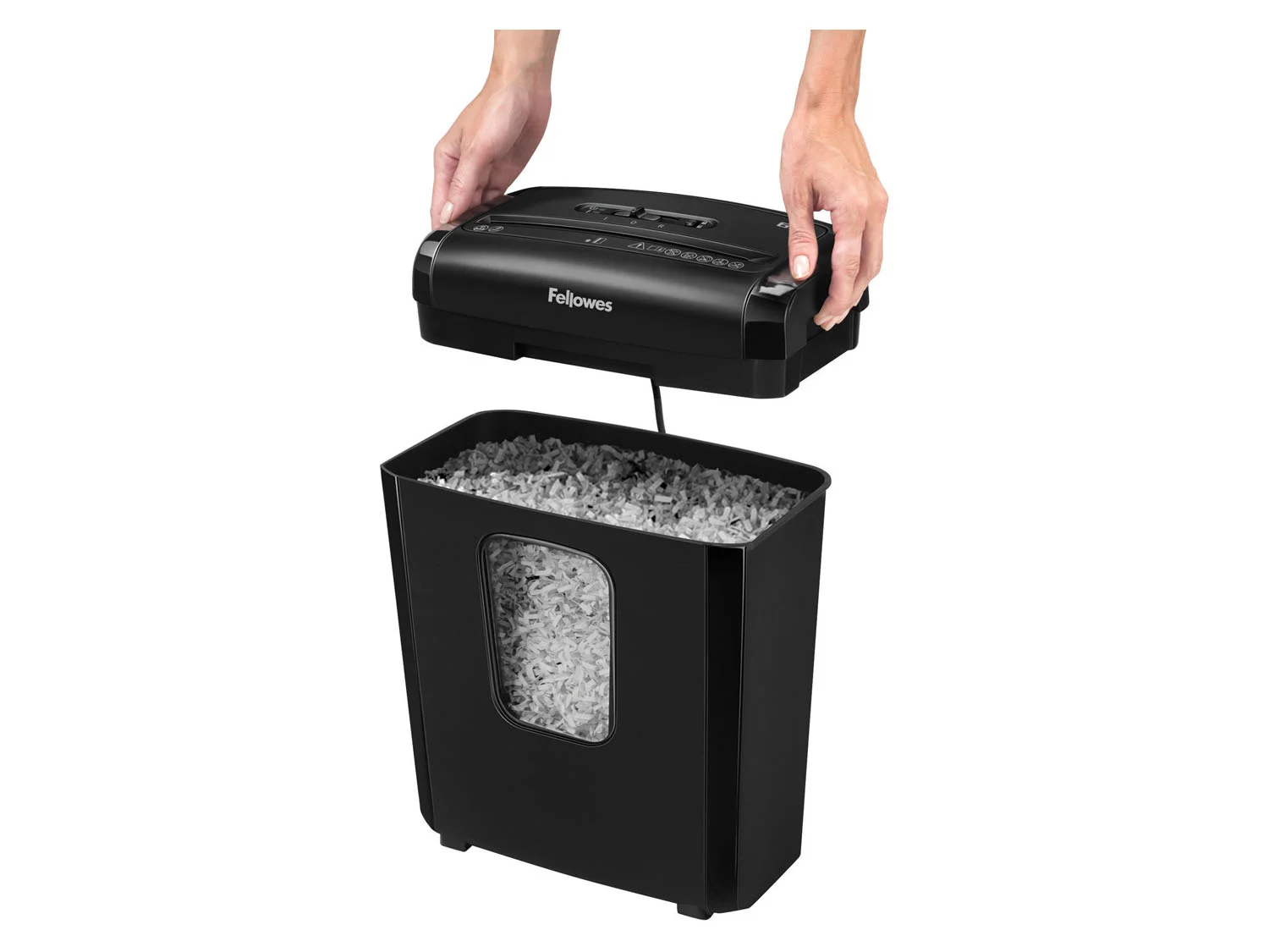 FELLOWES Aktenvernichter »Powershred® 6M Mini-Cut« – Bild 4 von 4