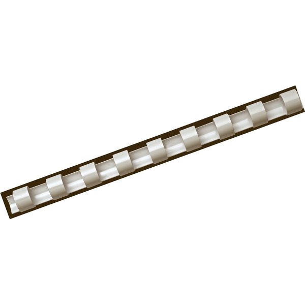 FELLOWES Thermo-Bindemappe Plastikbinderücken A4 21 Ringe weiß 22mm VE=50 Stück, (