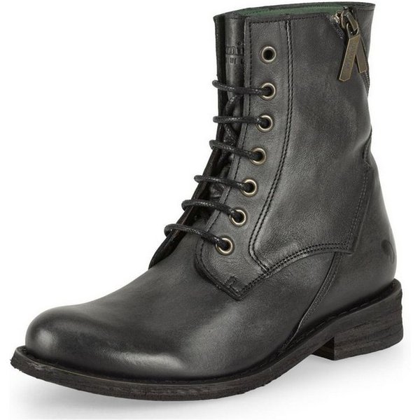 Felmini Stiefelette Leder . Schnürstiefelette