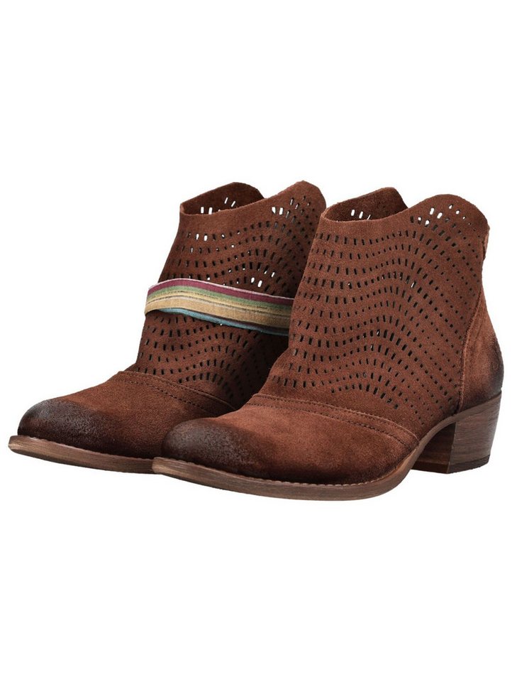 Felmini Stiefelette Veloursleder . Cowboy Stiefelette – Bild 4 von 5