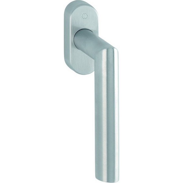 HOPPE Fenstergriff HOPPE DK-Fenstergriff Amsterdam E0400/U30 mit ovaler Rosette, VK7x24,F