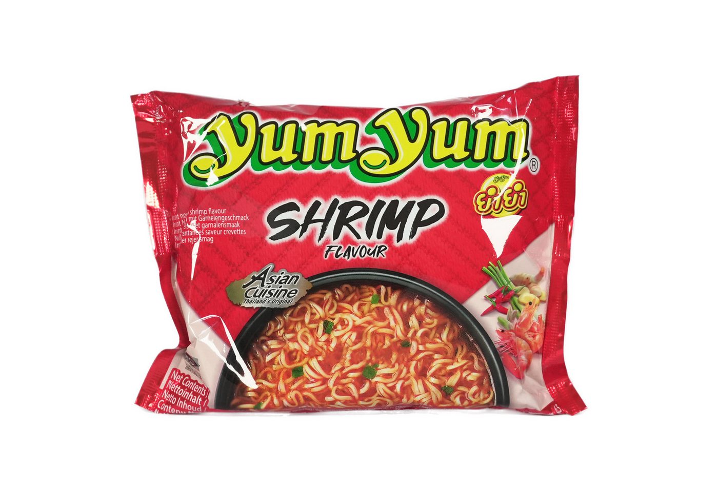Yum Yum Fertiggericht Yum Yum Instantnudel Shrimp 30x60g – Bild 2 von 2