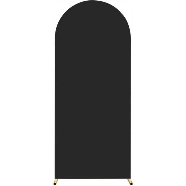 Festivalartikel Hussen-Set Schwarze Husse für Hochzeitsbogen 100x200cm – Elegante Deko für Feiern