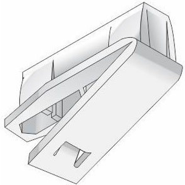 HINNO Feststeller hinno-stop HS07, Gardinen, Gardinenschienen, Vorhänge, Gardinenleisten, Innenlaufsysteme, Gardinenstangen, (10-St), HINNO Clic-Feststeller