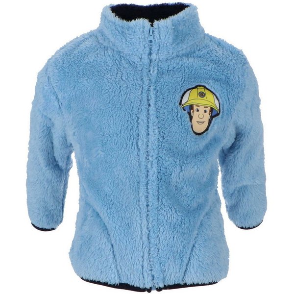 Feuerwehrmann Sam Sweatjacke Jacke Flauschige Sweatjacke Blau für Kinder