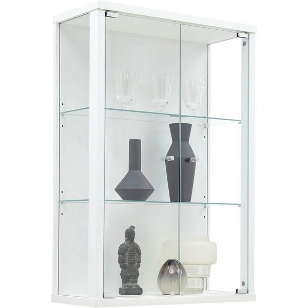 fif möbel Vitrine OPTIMA Hängevitrine/Glasvitrine 2x Glastür,perfekt für Sammler,Sammlervitrine
